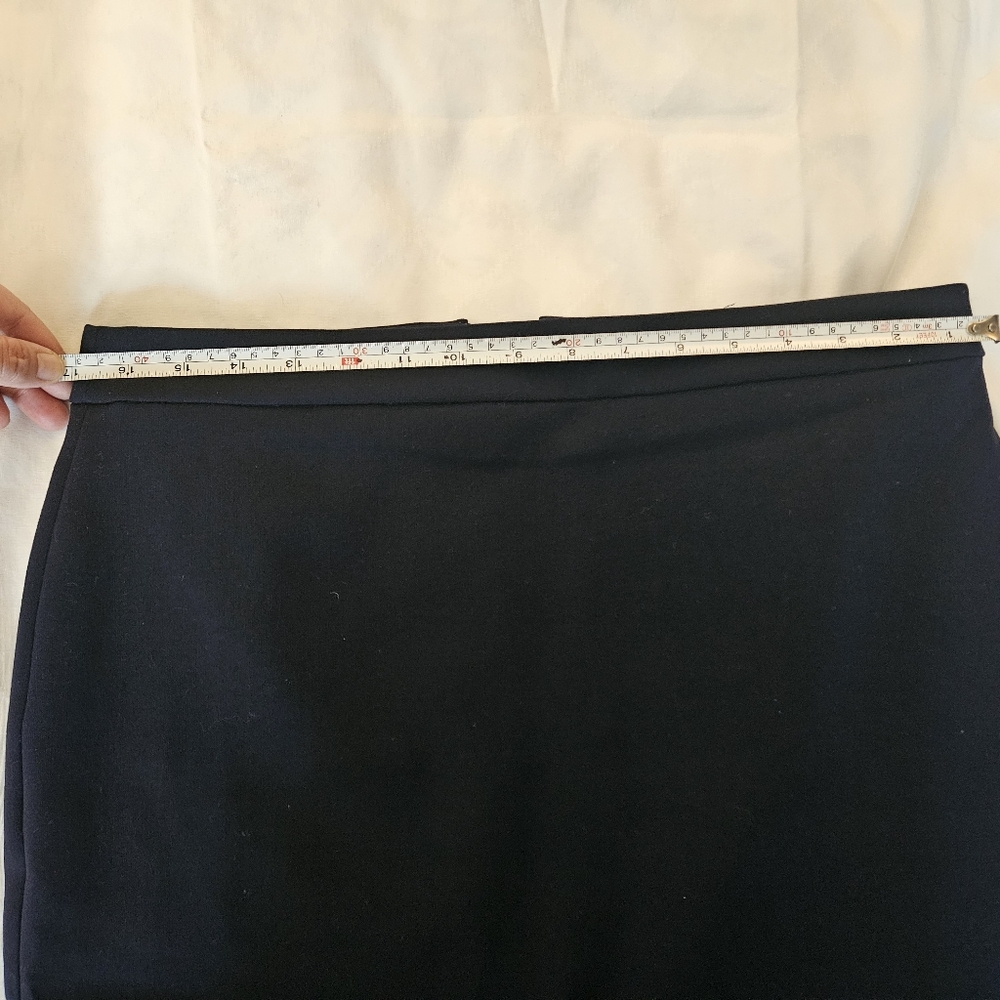 J crew navy pencil skirt